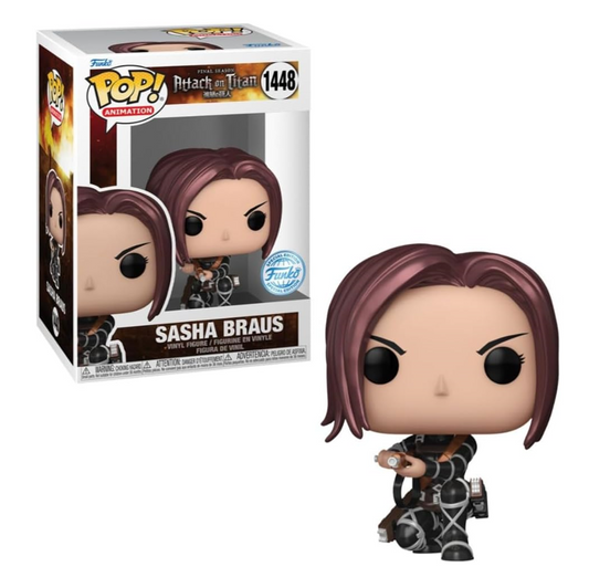 FUNKO POP - Attack on Titan #1448 Sasha Braus - Vinyl Figur NEU