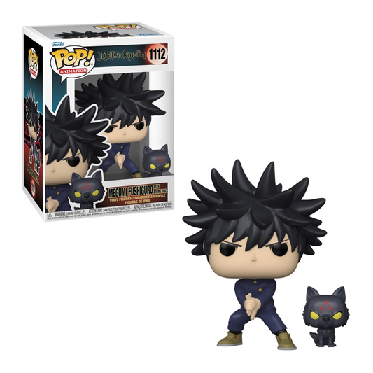 FUNKO POP - Jujutsu Kaisen #1112 Megumi Fushiguro with Divine Dog - Vinyl Figur NEU