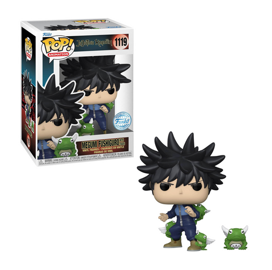 FUNKO POP - Jujutsu Kaisen #1119 Megumi Fushiguro with Toads - Vinyl Figur NEU