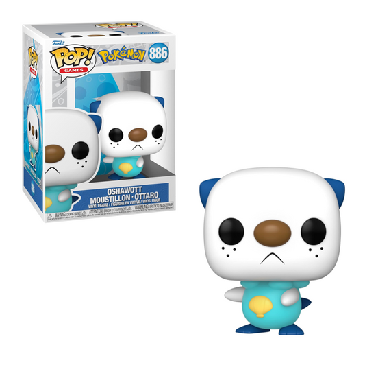 FUNKO POP - Pokemon #886 Oshawott / Ottaro - Vinyl Figur NEU