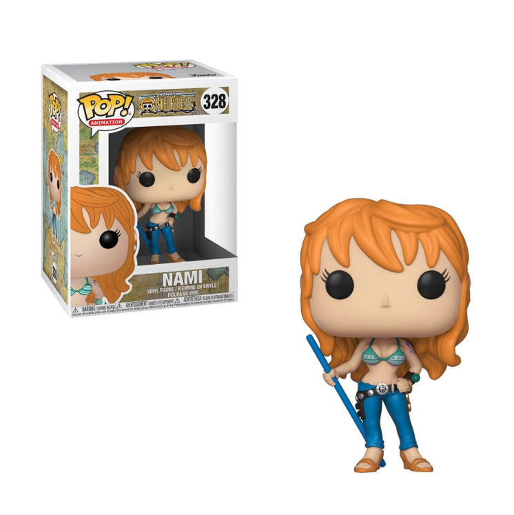 FUNKO POP - Shonen Jump One Piece #328 Nami - Vinyl Figur NEU