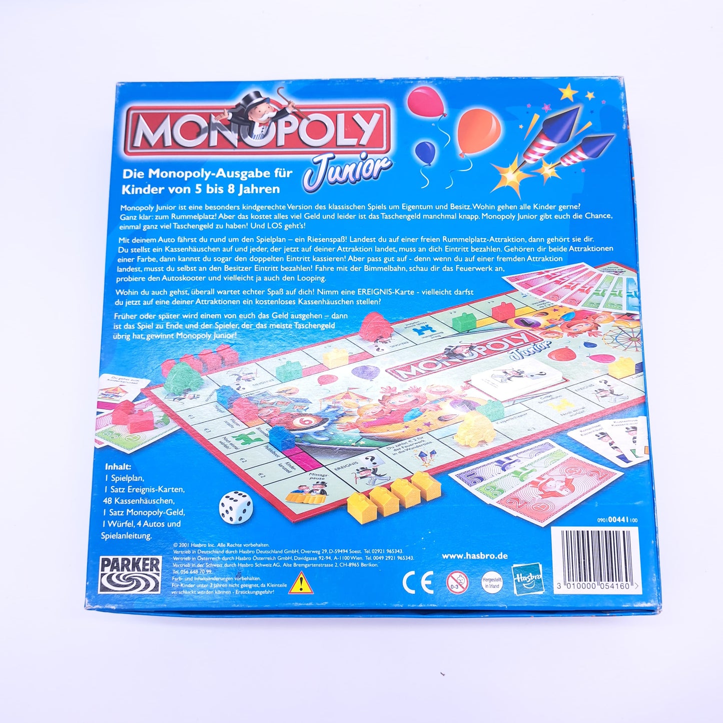 Parker Monopoly Junior Brettspiel Gesellschaftsspiel Familienspiel - gebraucht