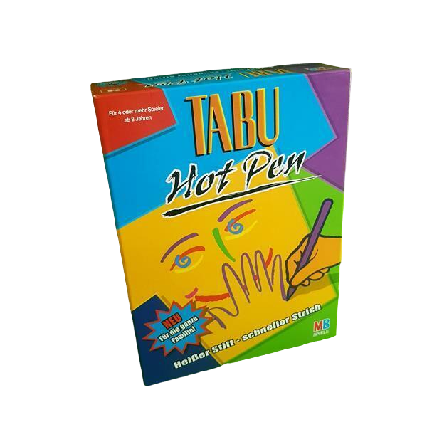MB Spiele - Tabu Hot Pen - Partyspiel Gesellschaftsspiel Familienspiel - gebraucht