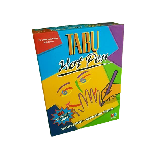 MB Spiele - Tabu Hot Pen - Partyspiel Gesellschaftsspiel Familienspiel - gebraucht