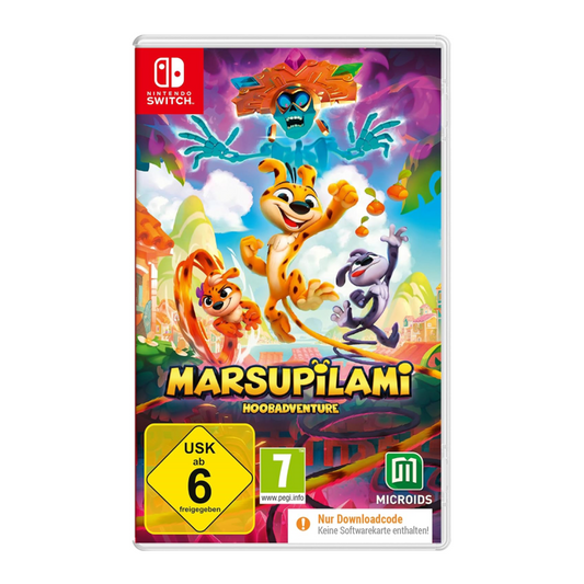 Nintendo Switch - Marsupilami Hoobadventure (Code in Box) - NEU & OVP