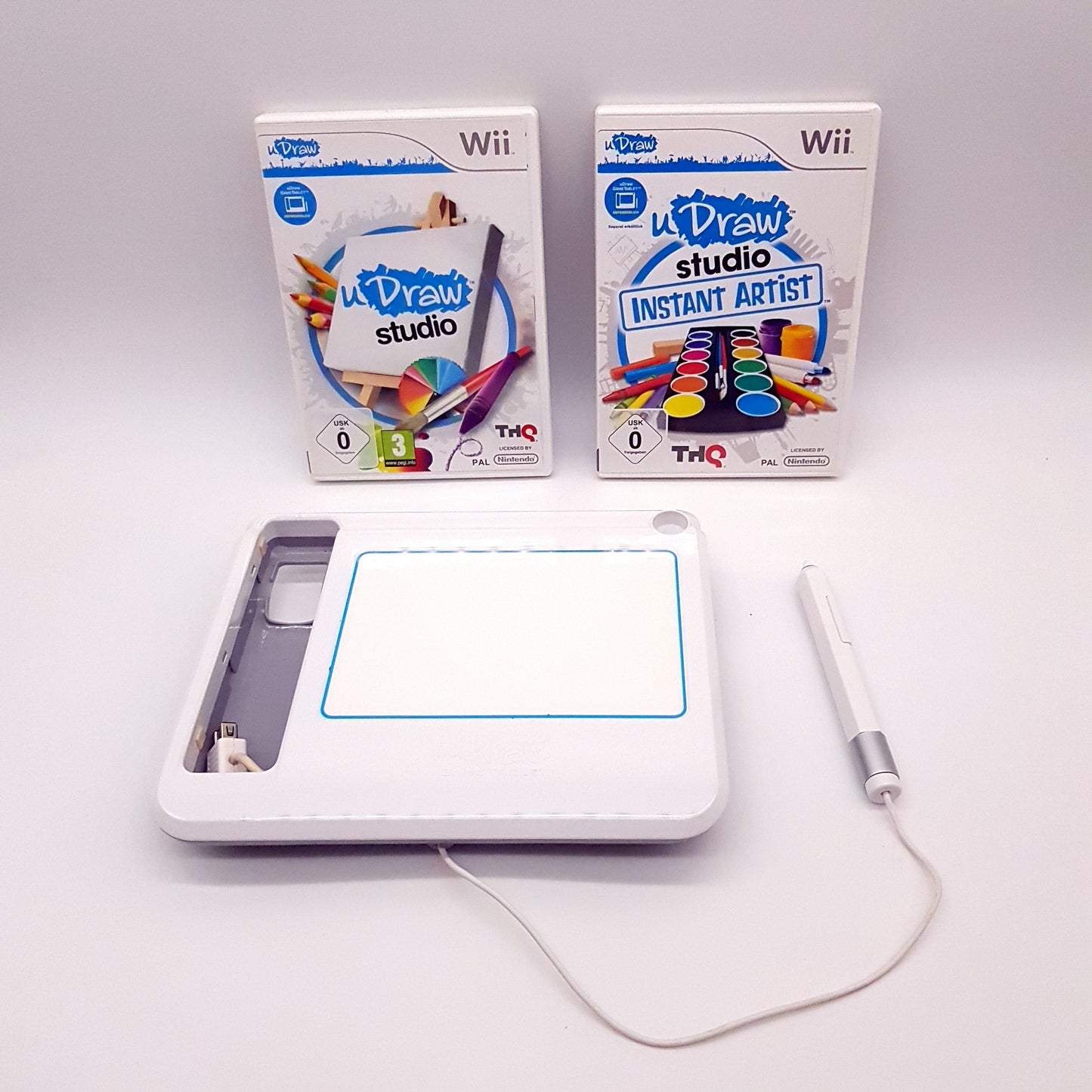 Nintendo Wii - uDraw Studio + Instant Artist + Tablet - gebraucht