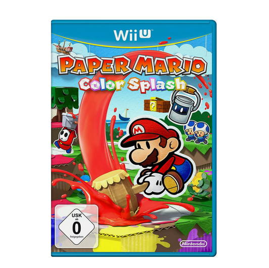 Nintendo Wii U / WiiU - Paper Mario Color Splash - gebraucht