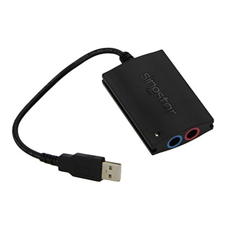 Original Sony PlayStation 2 & 3 Ps2 Ps3 Singstar Mikrofon USB Adapter Converter