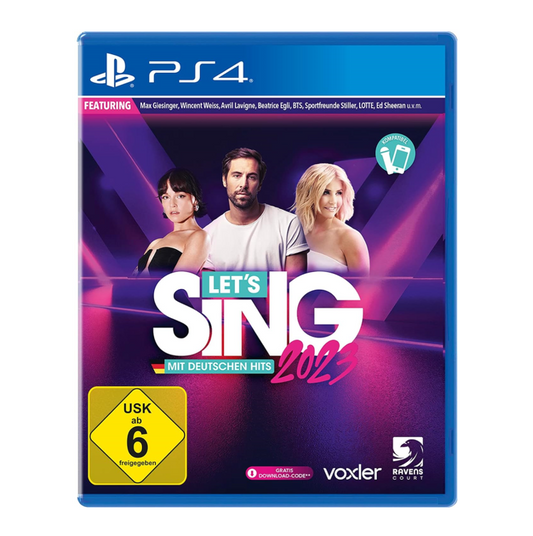 PS4 Playstation 4 - Let's Sing mit deutschen Hits 2023 - NEU sealed