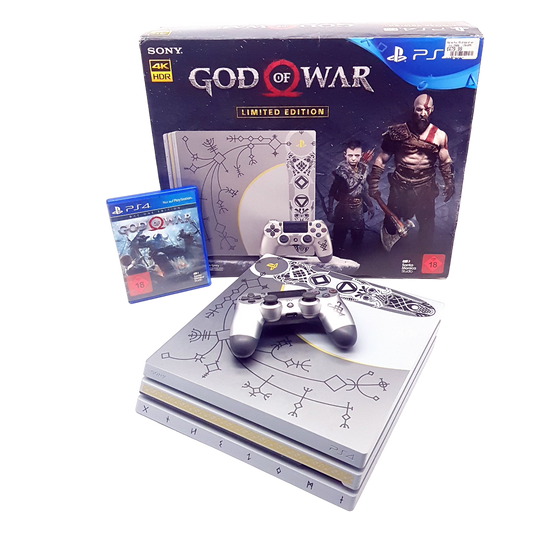 PlayStation 4 PS4 1TB PRO Limited Edition + God of War Day 1 Edition - gebraucht