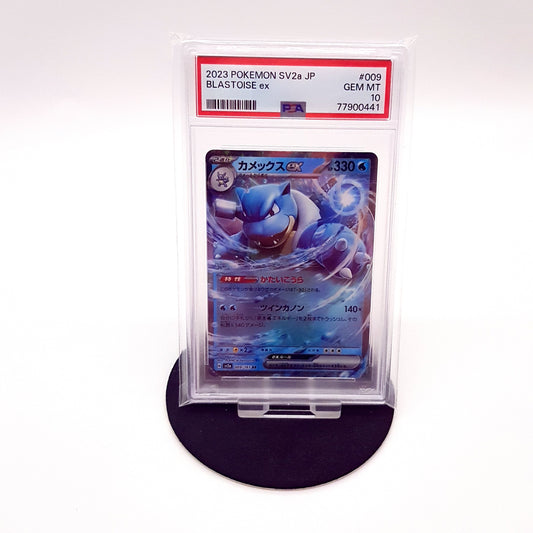 Pokemon Blastoise ex Turtok ex 009/165 RR holo SV2a 151 jap PSA 10 Gem Mint
