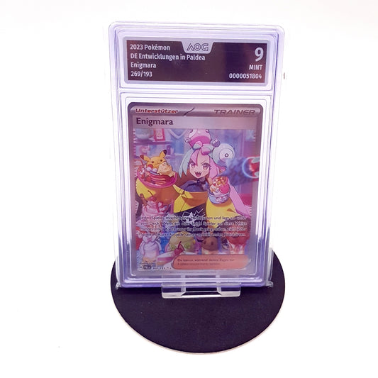 Pokemon Enigmara 269/193 Entwicklungen in Paldea deutsch AOG Grading 9 Mint
