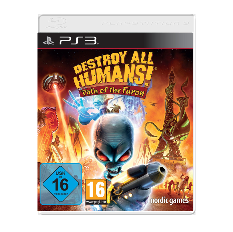 Ps3 Playstation 3 - Destroy All Humans - Path of the Furon - gebraucht