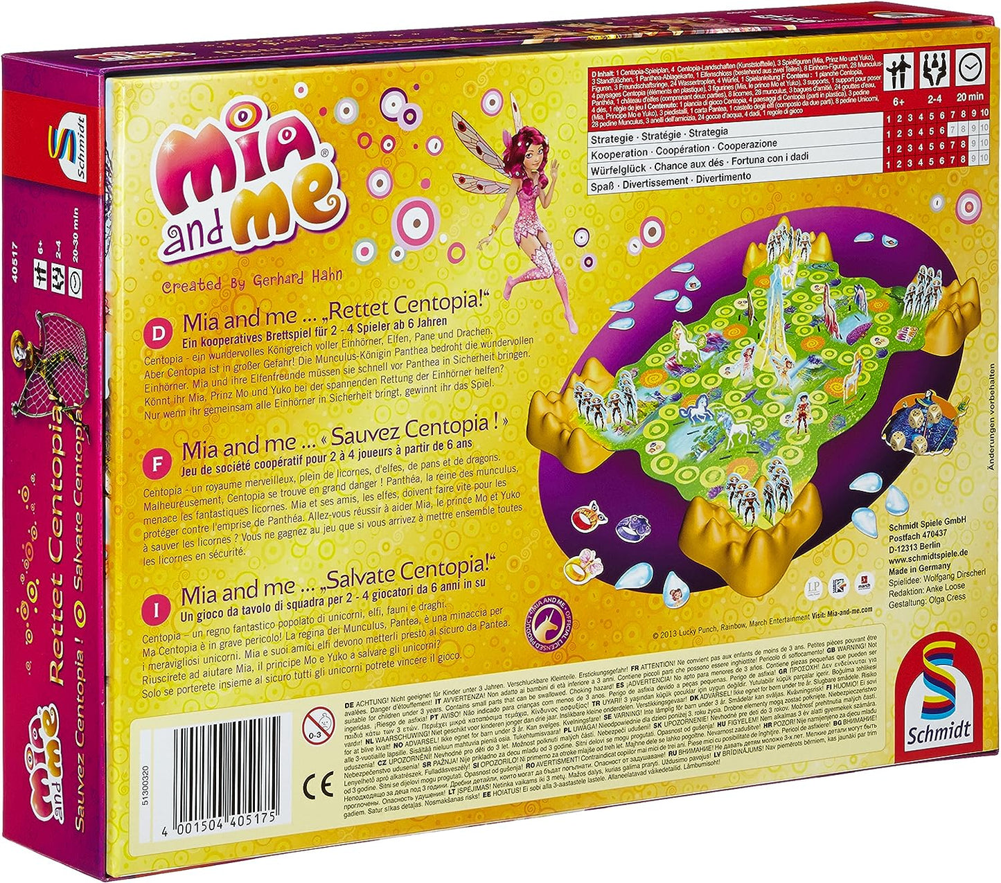 Schmidt Spiele - Mia and me - Rettet Centopia - Kinder Spiel Brettspiel Gesellschaftsspiel - gebraucht