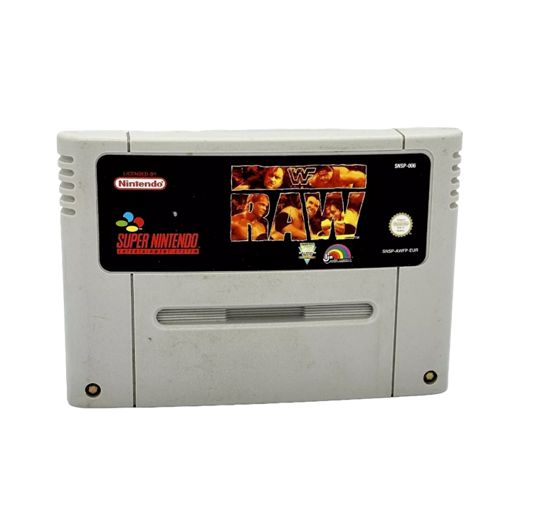 SNES Super Nintendo - WWF Raw - nur Modul - gebraucht