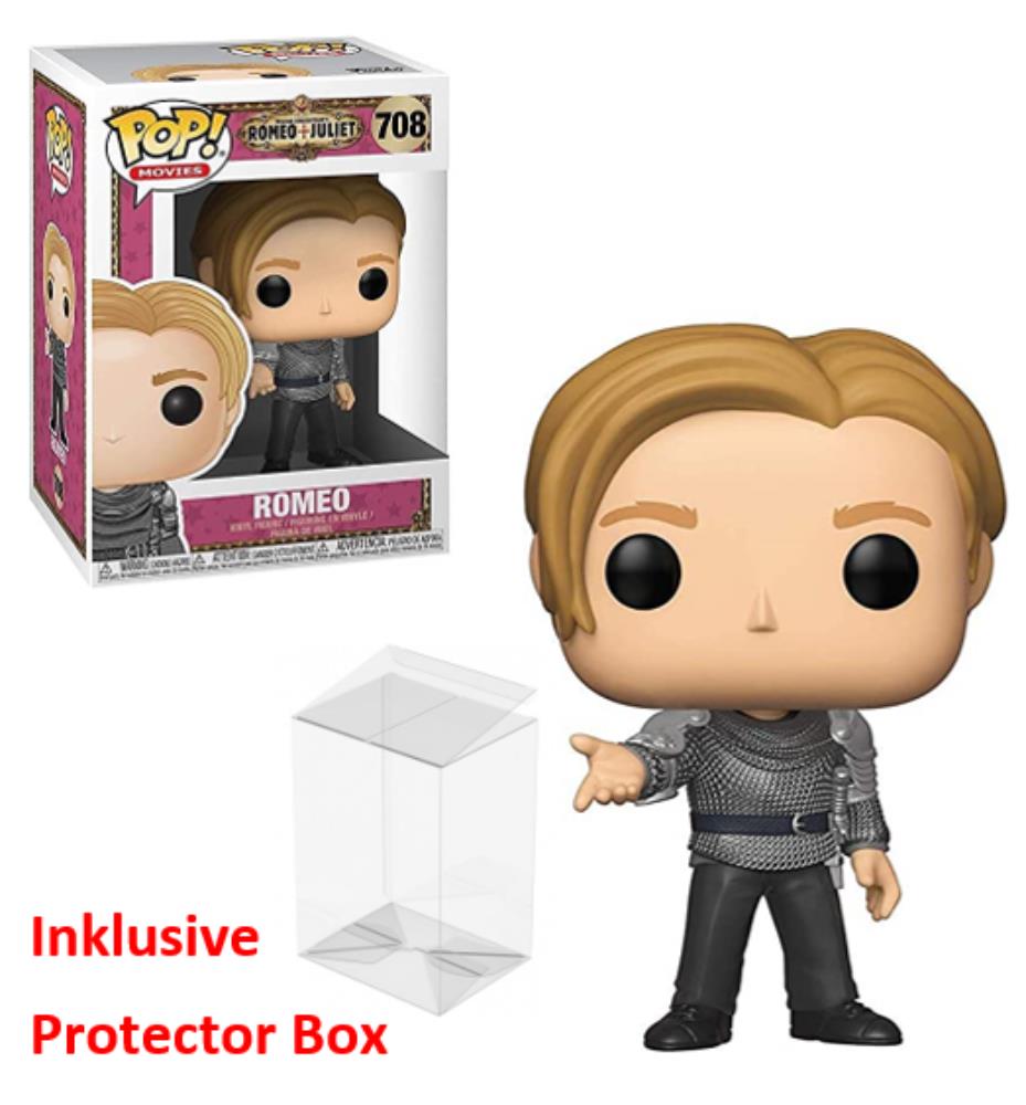FUNKO POP Romeo + Juliet #708 Romeo Vinyl Figur NEU sealed + Protector Box