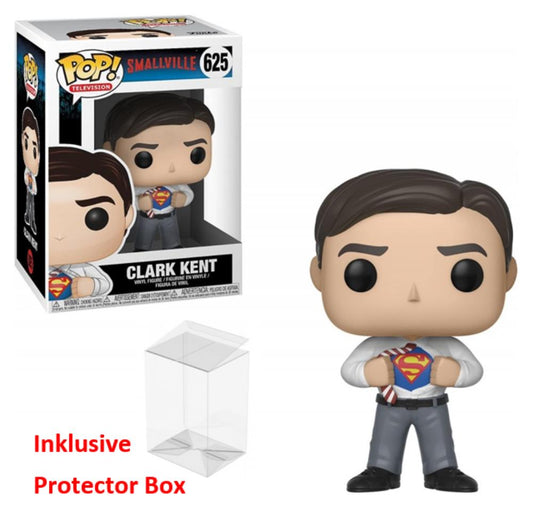 FUNKO POP DC Smallville #625 Clark Kent Vinyl Figur NEU sealed + Protector Box