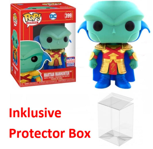 FUNKO POP DC #399 Martian Manhunter Limited Edition NEU sealed + Protector Box