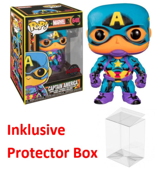 FUNKO POP Marvel #648 Captain America Special Figur NEU sealed + Protector Box