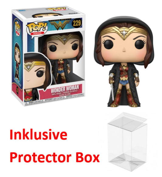 FUNKO POP DC #229 Wonder Woman Vinyl Figur NEU sealed + Protector Box