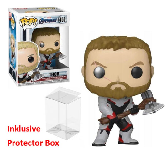 FUNKO POP Marvel Avengers #452 Thor Bobble-Head NEU sealed + Protector Box