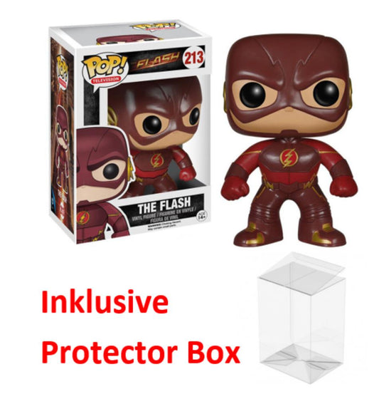 FUNKO POP B-Ware DC #213 The Flash Vinyl Figur NEU sealed + Protector Box