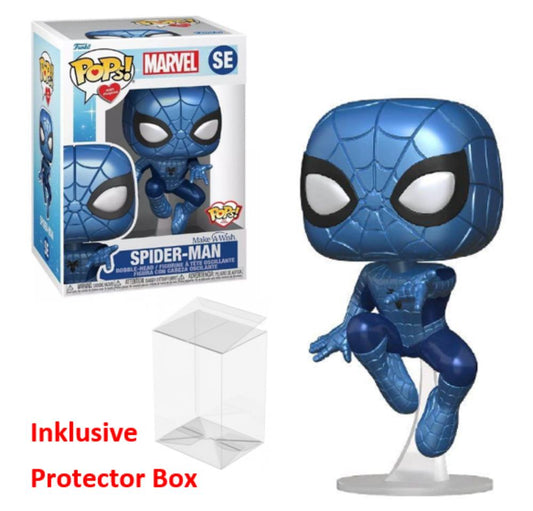 FUNKO POP Marvel SE Spider-Man Bobble-Head Figur NEU sealed + Protector Box