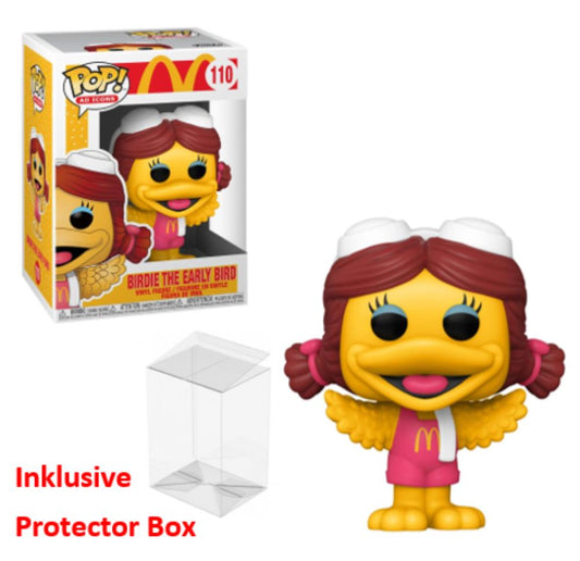 FUNKO POP McDonalds #110 Birdie The Early Bird Figur NEU sealed + Protector Box