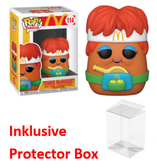 FUNKO POP McDonalds #114 Tennis McNugget Figur NEU sealed + Protector Box