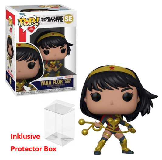 FUNKO POP DC #SE Yara Flor Future State Vinyl Figur NEU sealed + Protector Box