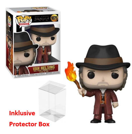 FUNKO POP Dracula #1075 Van Helsing Vinyl Figur NEU sealed + Protector Box