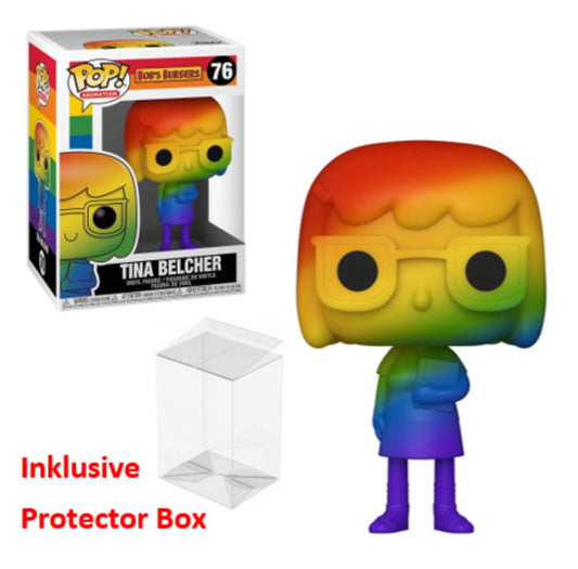 FUNKO POP Bob's Burgers #76 Tina Belcher Vinyl Figur NEU sealed + Protector Box