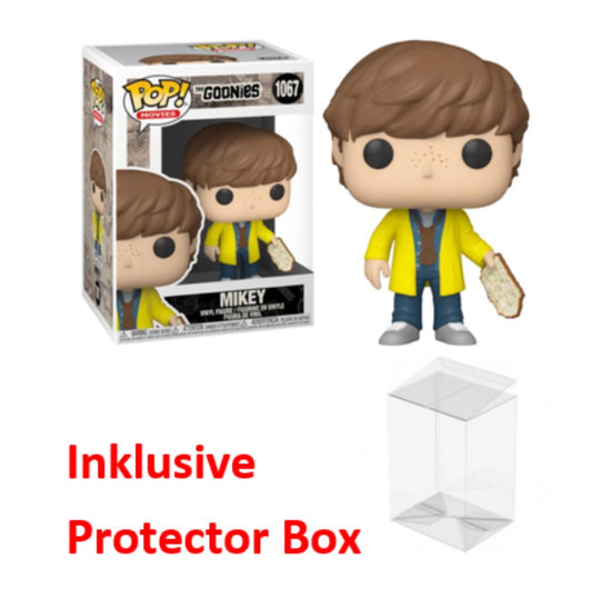 FUNKO POP The Goonies #1067 Mikey Vinyl Figur NEU sealed + Protector Box