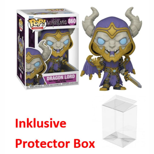 FUNKO POP Tiny Tina's Wonderlands #860 Dragon Lord Figur sealed + Protector Box
