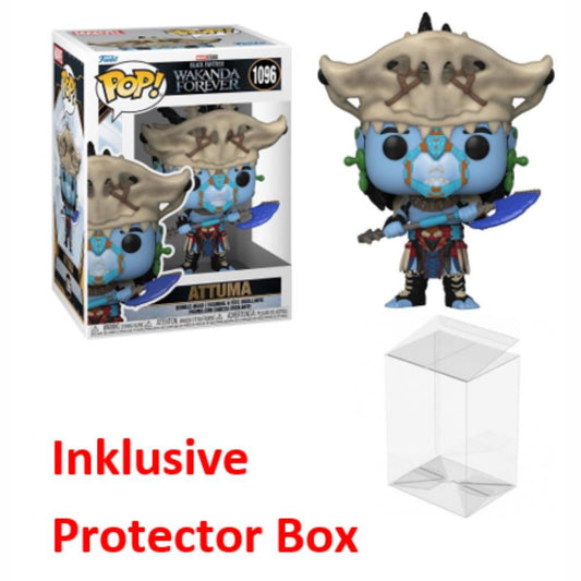 FUNKO POP Marvel Black Panther #1096 Attuma Bobble-Head sealed + Protector Box
