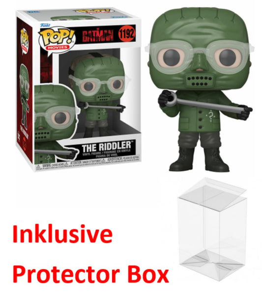 FUNKO POP The Batman #1192 The Riddler Vinyl Figur NEU sealed + Protector Box
