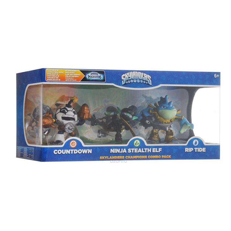 Skylanders Champions Combo Pack (Countdown, Stealth Elf, Rip Tide) - Neu in OVP