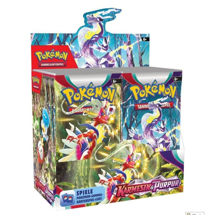 Pokemon Karmesin & Purpur 36er Booster Display - DE deutsch