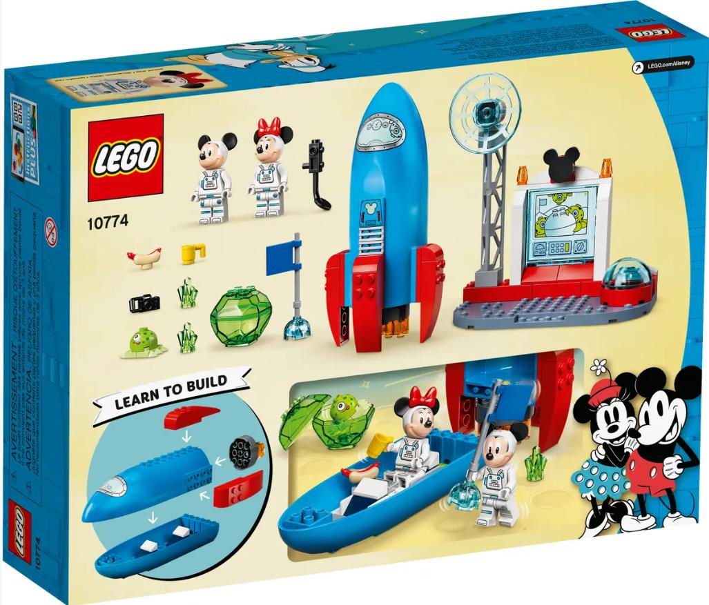 LEGO 10774 Micky und Minnies Weltraumrakete Disney