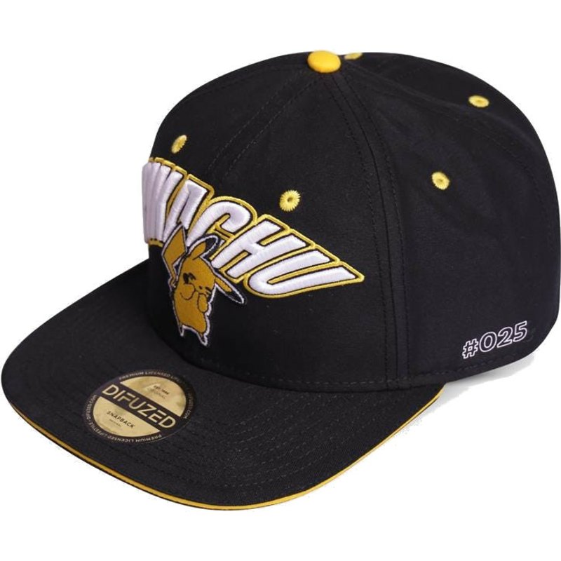 Pokemon Embarassed Pikachu - Snapback Cap Mütze Basecap - verstellbar