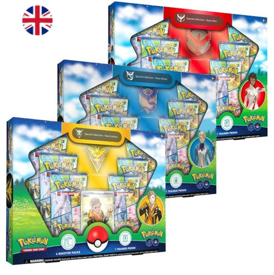 Pokemon Go Special Collection Team Mystic /Instinct / Valor - TCG EN