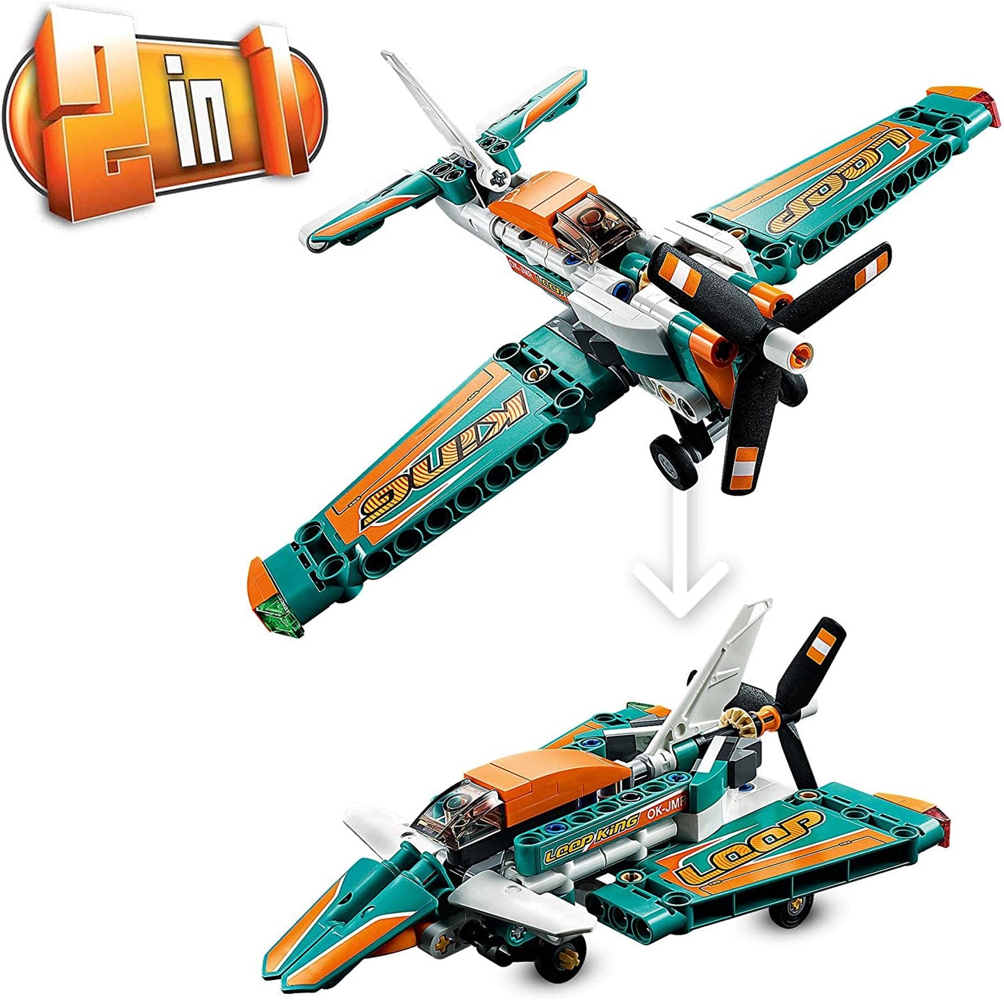 LEGO 42117 Rennflugzeug Düsenflieger Jet Airplane 2-in-1 Spielzeug - NEU in OVP