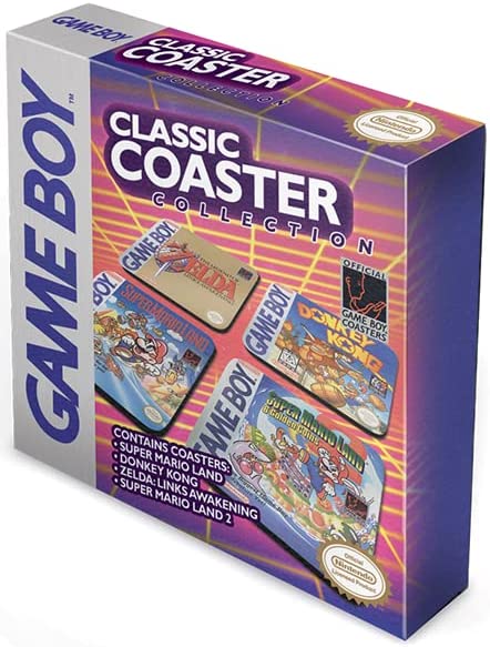 Nintendo Gameboy Classic Coaster Untersetzer Super Mario Zelda Donkey Kong