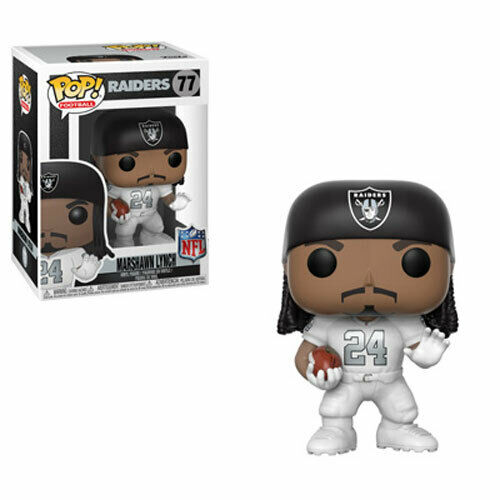 FUNKO POP NFL Raiders #77 Marshawn Lynch Vinyl Figur NEU