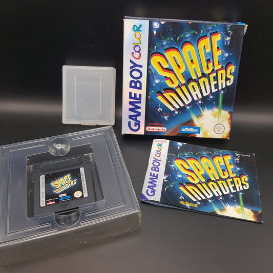 Nintendo Gameboy Color - Space Invaders Spiel + OVP + Anleitung - gebraucht