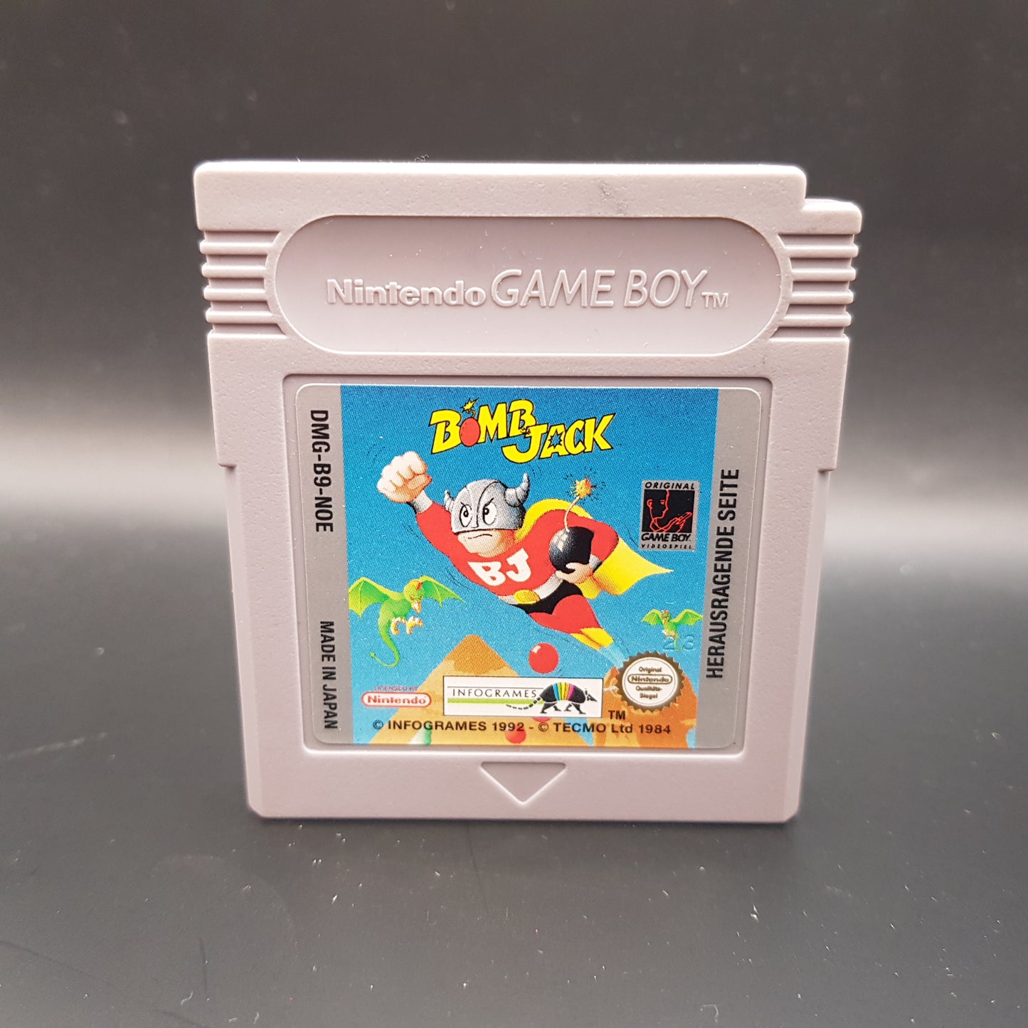 Nintendo Gameboy - Bomb Jack Spiel + OVP + Anleitung - gebraucht