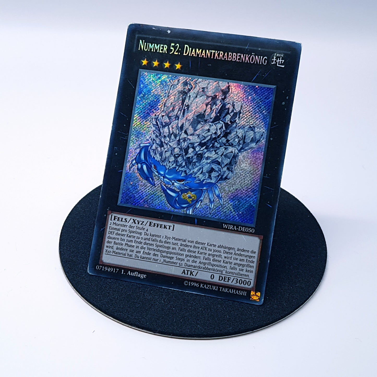 Yu-Gi-Oh Nummer 52: Diamantkrabbenkönig WIRA-DE050 holo 1. Auflage