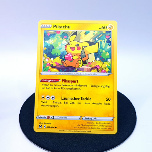 Pokemonkarte - Pikachu 052/196 DE 2022 MINT