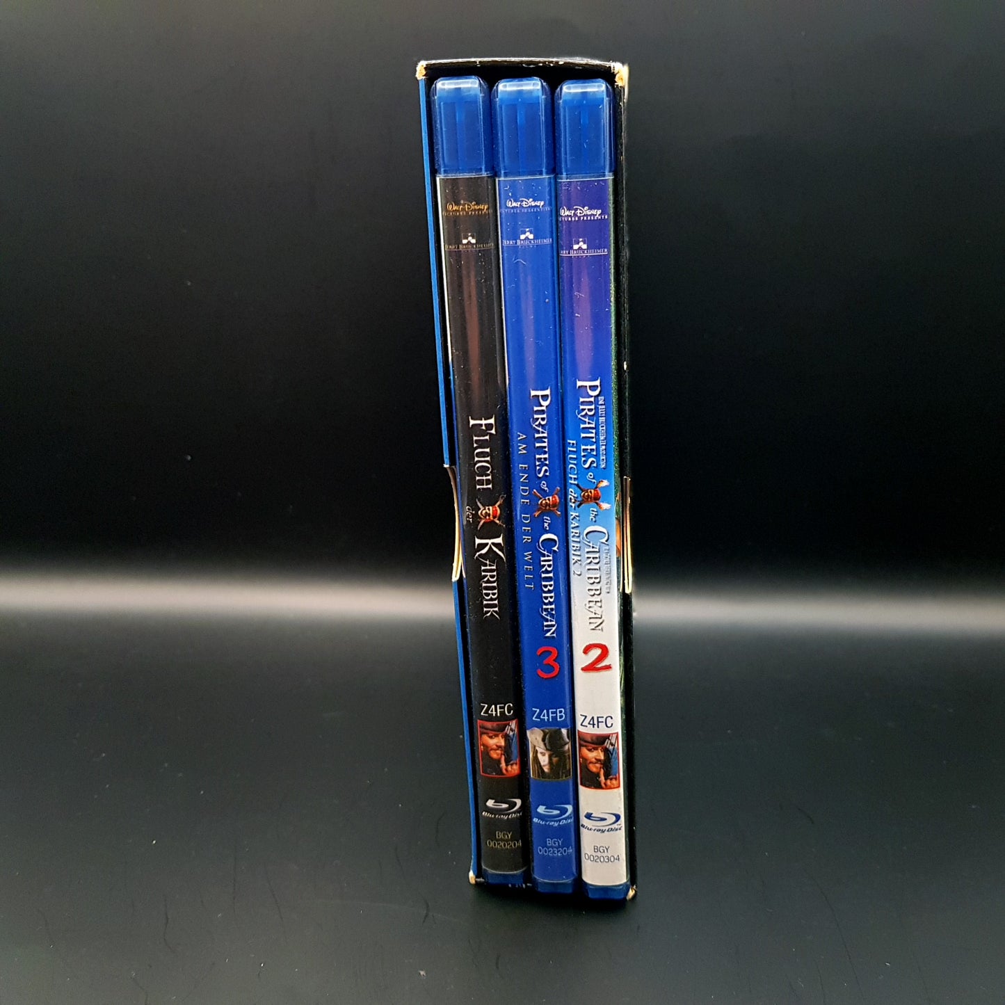 Fluch der Karibik 1-3 Die Piraten-Trilogie (Pirates of the caribean) - Blu Ray Zustand sehr gut