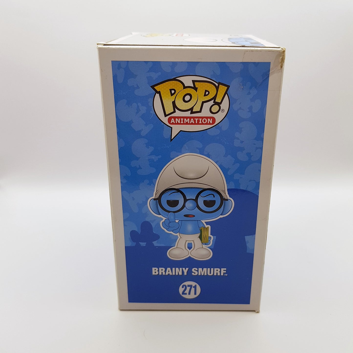 FUNKO POP Animation - Smurfs #271 Brainy Smurf Schlumpf Vinyl Figur